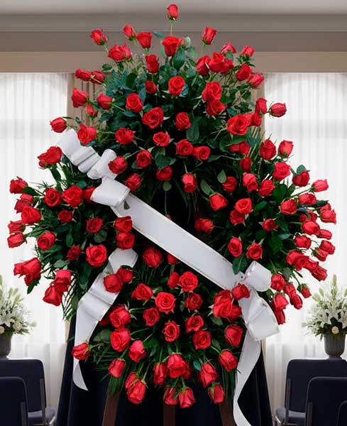 Corona Premium Rosas Rojas